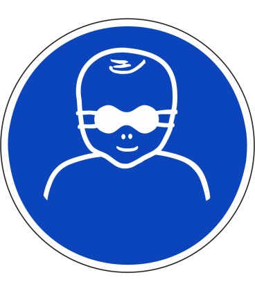 Oogbescherming kinderen verplicht stickers