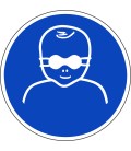 Oogbescherming kinderen verplicht stickers
