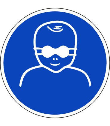 Oogbescherming kinderen verplicht stickers