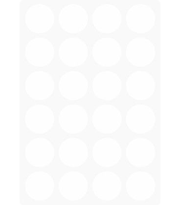 Markeringsstickers rond 25 mm op vel (24 stuks)