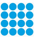 Markeringsstickers rond 30 mm op vel (16 stuks)