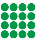 Markeringsstickers rond 30 mm op vel (16 stuks)