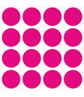 Markeringsstickers rond 30 mm op vel (16 stuks)