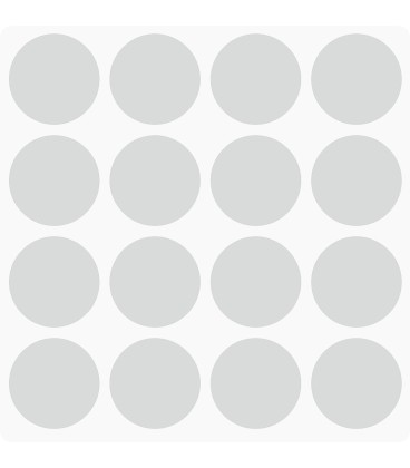 Markeringsstickers rond 30 mm op vel (16 stuks)