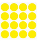 Markeringsstickers rond 30 mm op vel (16 stuks)