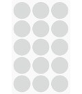 Markeringsstickers rond 35 mm op vel (15 stuks)