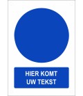 Gepersonaliseerde gebodsborden (verticaal model)