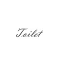 Interieurstickers 'Toilet'