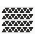 Markeringsstickers driehoek 15 mm op vel (40 stuks)