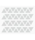 Markeringsstickers driehoek 15 mm op vel (40 stuks)