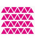 Markeringsstickers driehoek 20 mm op vel (36 stuks)