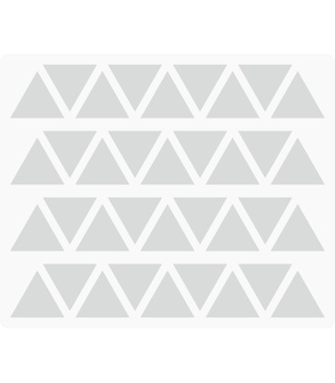 Markeringsstickers driehoek 20 mm op vel (36 stuks)