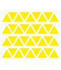 Markeringsstickers driehoek 20 mm op vel (36 stuks)