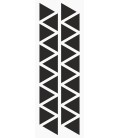 Markeringsstickers driehoek 25 mm op vel (24 stuks)