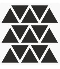 Markeringsstickers driehoek 35 mm op vel (15 stuks)