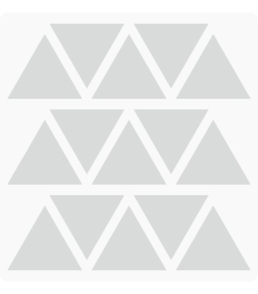Markeringsstickers driehoek 35 mm op vel (15 stuks)