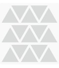 Markeringsstickers driehoek 35 mm op vel (15 stuks)