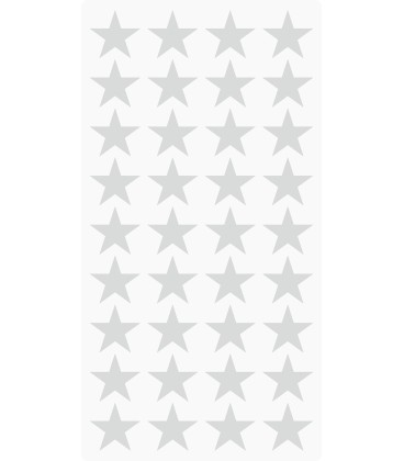 Markeringsstickers ster 20 mm op vel (36 stuks)