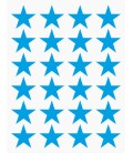Markeringsstickers ster 25 mm op vel (24 stuks)