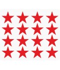 Markeringsstickers ster 30 mm op vel (16 stuks)