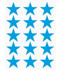 Markeringsstickers ster 35 mm op vel (15 stuks)