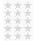 Markeringsstickers ster 35 mm op vel (15 stuks)
