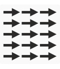 Markeringsstickers pijl 35 mm lang op vel (15 stuks)
