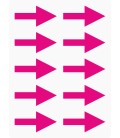 Markeringsstickers pijl 50 mm lang op vel (10 stuks)