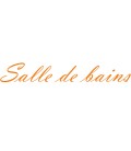 Interieurstickers "Salle de bains"