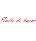 Interieurstickers "Salle de bains"