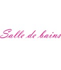 Interieurstickers "Salle de bains"