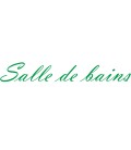 Interieurstickers "Salle de bains"
