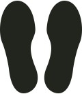 Voetstappen sticker
