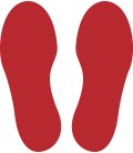 Voetstappen sticker