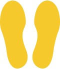 Voetstappen sticker