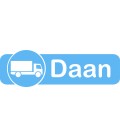 Deurstickers met vrachtauto